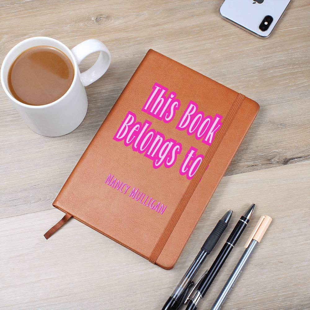 Personalized This Book Belongs To Reading Journal