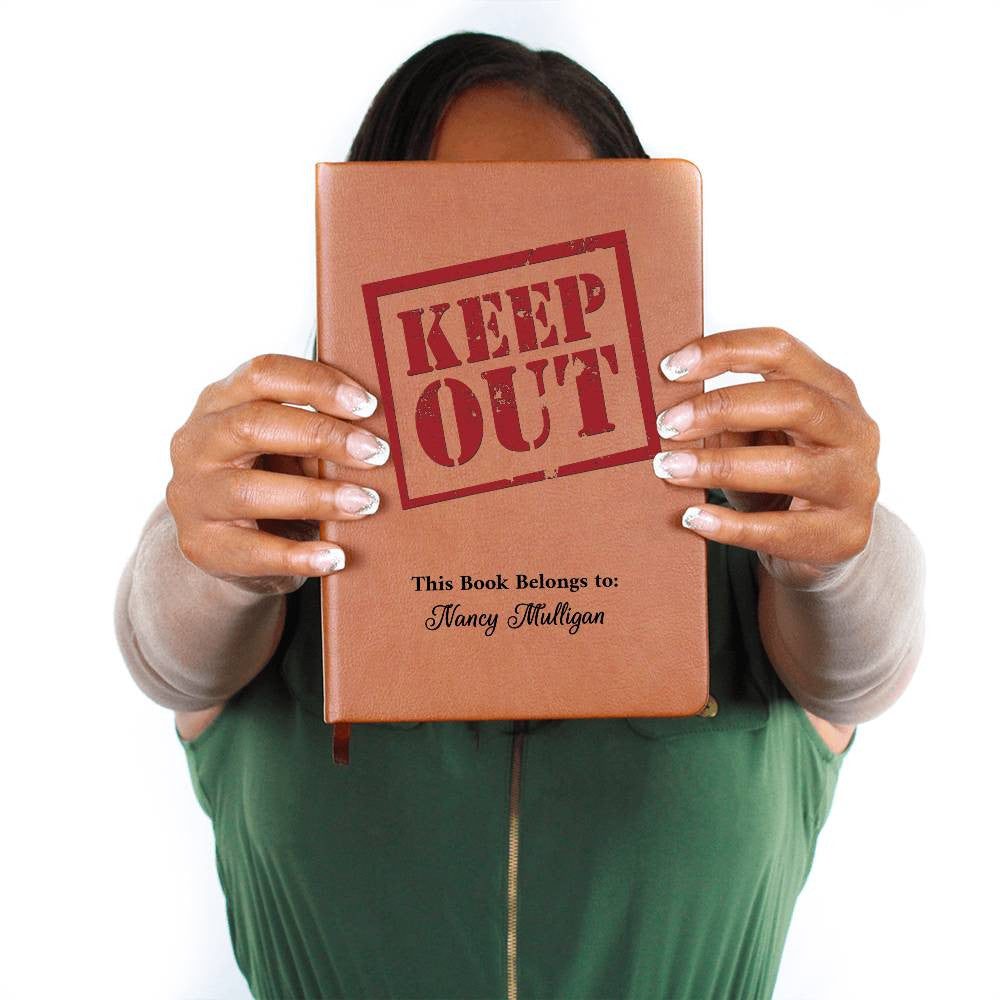 Personalized Keep Out Self Care Journal