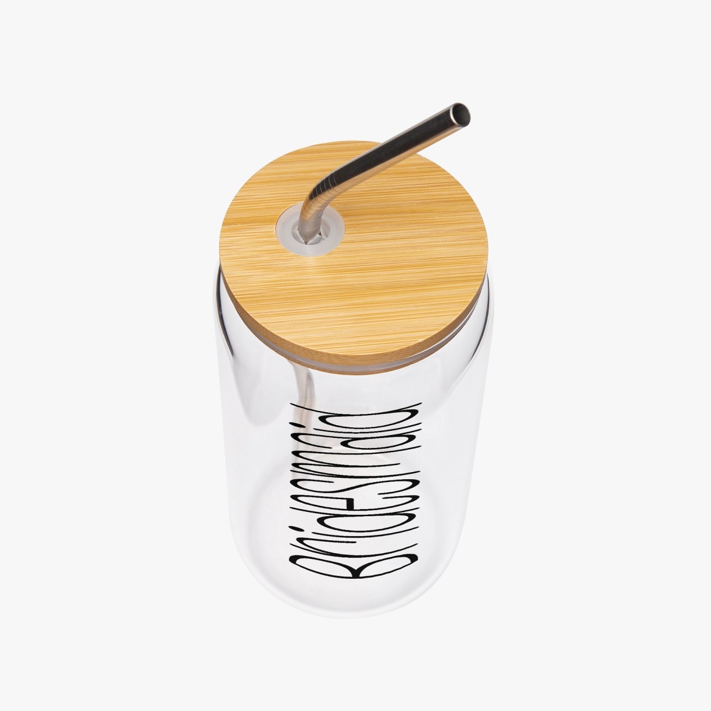 Bridesmaid Wedding Tumbler with Bamboo Lid