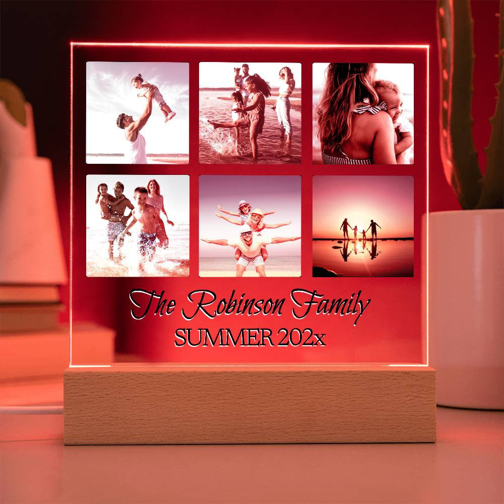 Custom Photo Collage LED Light