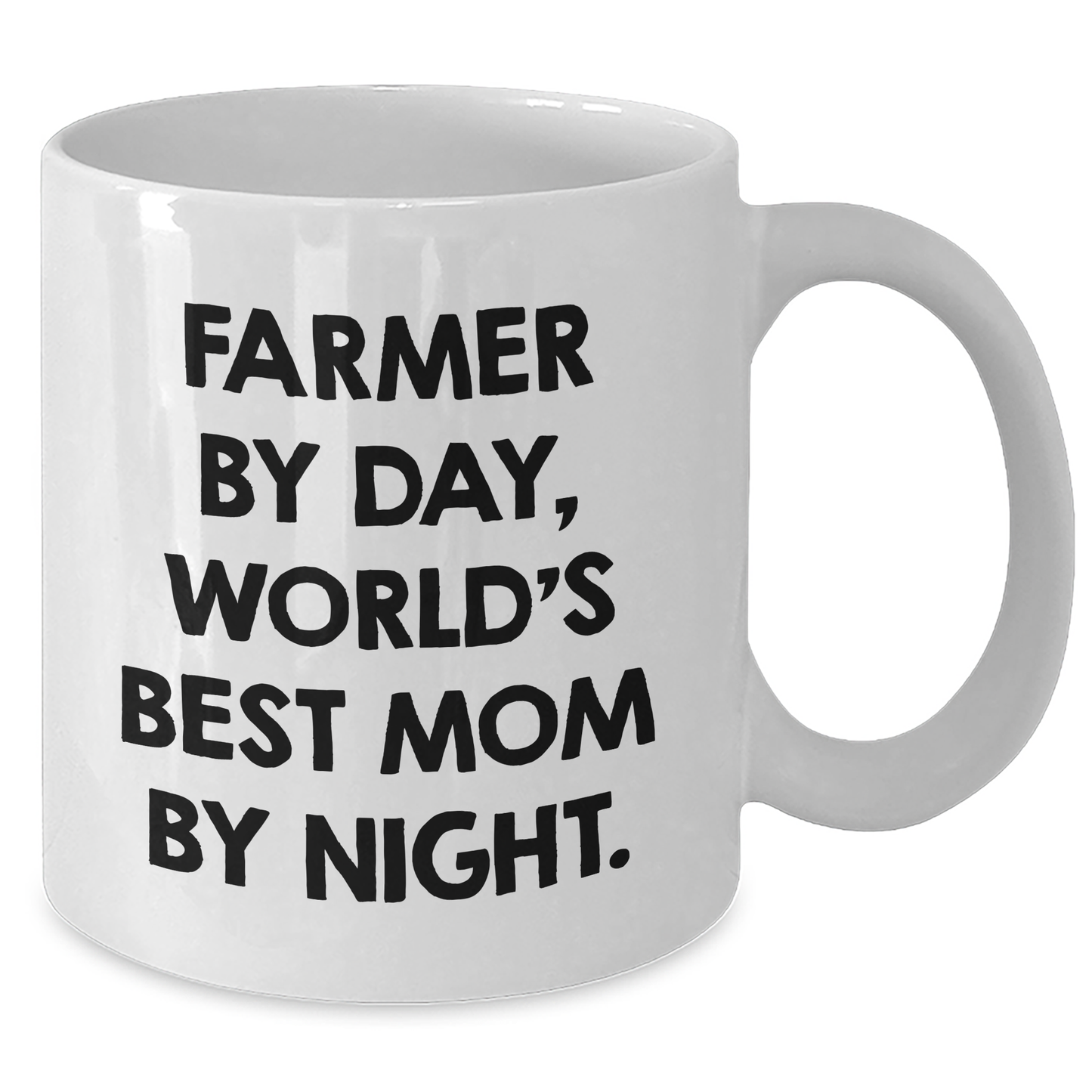 Farmer's Delight, Funny Quote, Gifts from Friends, Gifts for Farmer, White Coffee Mug, Father's Day Unique - Additional