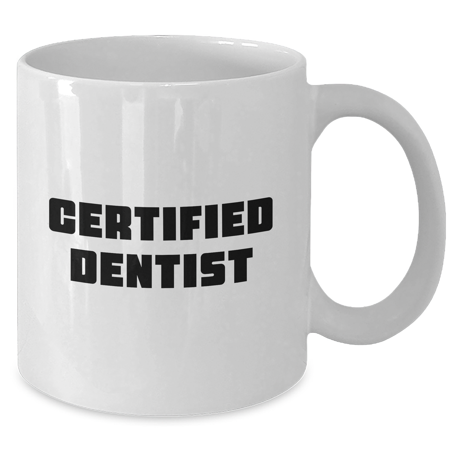Funny Dentist Gifts from Men to Women - White Coffee Mug for Mom on Mother's Day - 'A Dentist's Sense of Humor is the Best Medicine' - Additional