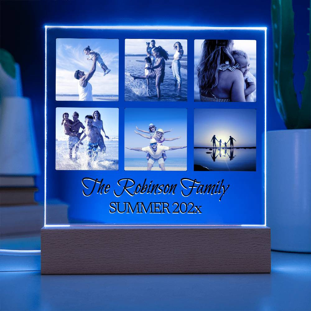 Custom Photo Collage LED Light