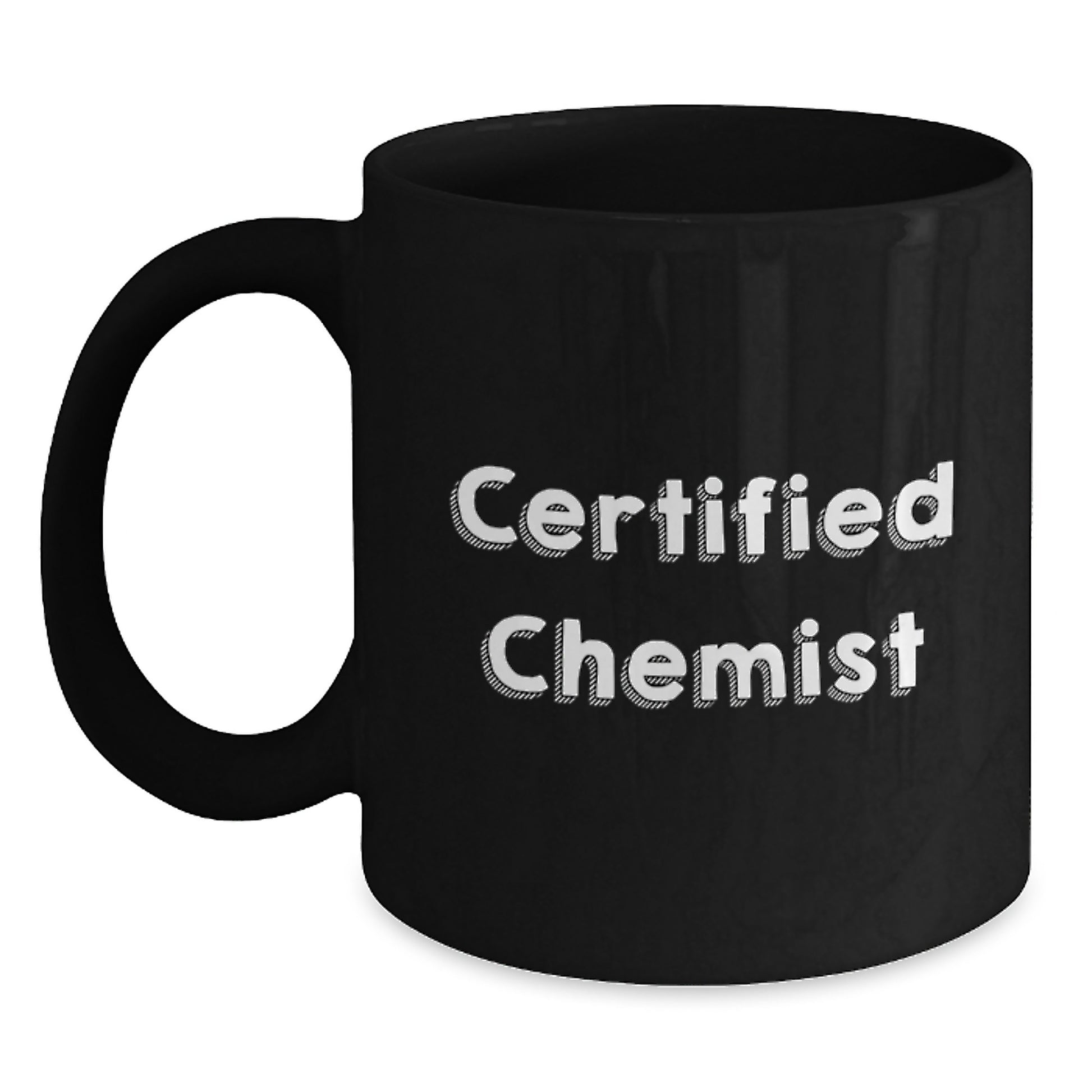 Funny Chemist Quote Black Coffee Mug - Gifts for Chemist Friends Birthday Unique Gifts from Men - Main