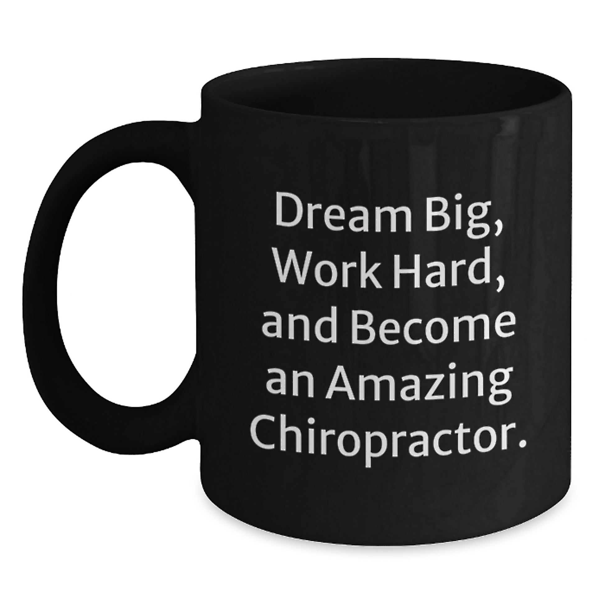 Chiropractor Gifts, Funny Quote, Black Coffee Mug, Gifts from Friends, Gifts for Chiropractor - Birthday Unique Present - Main