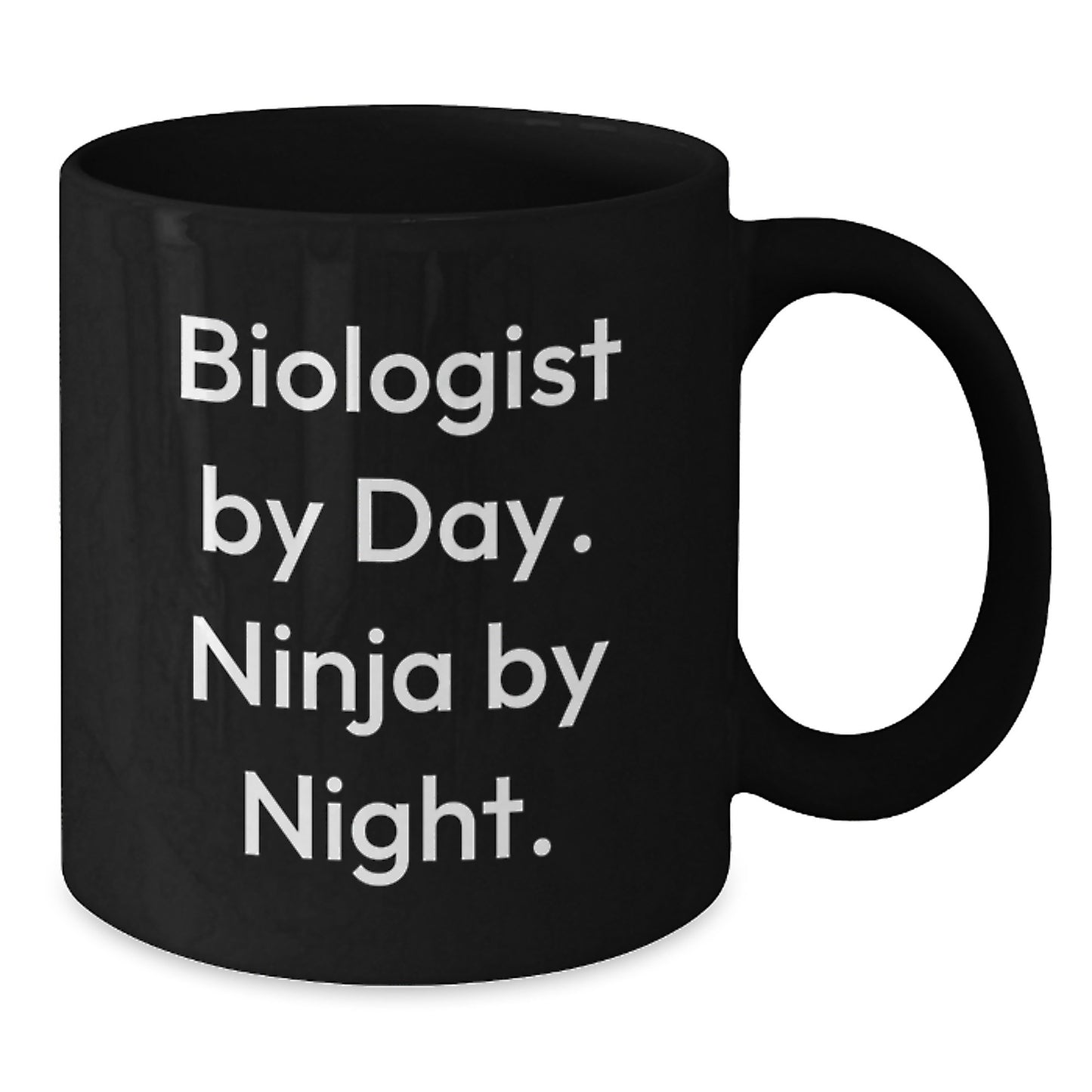 Biologist Gifts Funny Black Coffee Mug Birthday Unique Presents from Friends, Coworkers, Family to Biologists - Additional