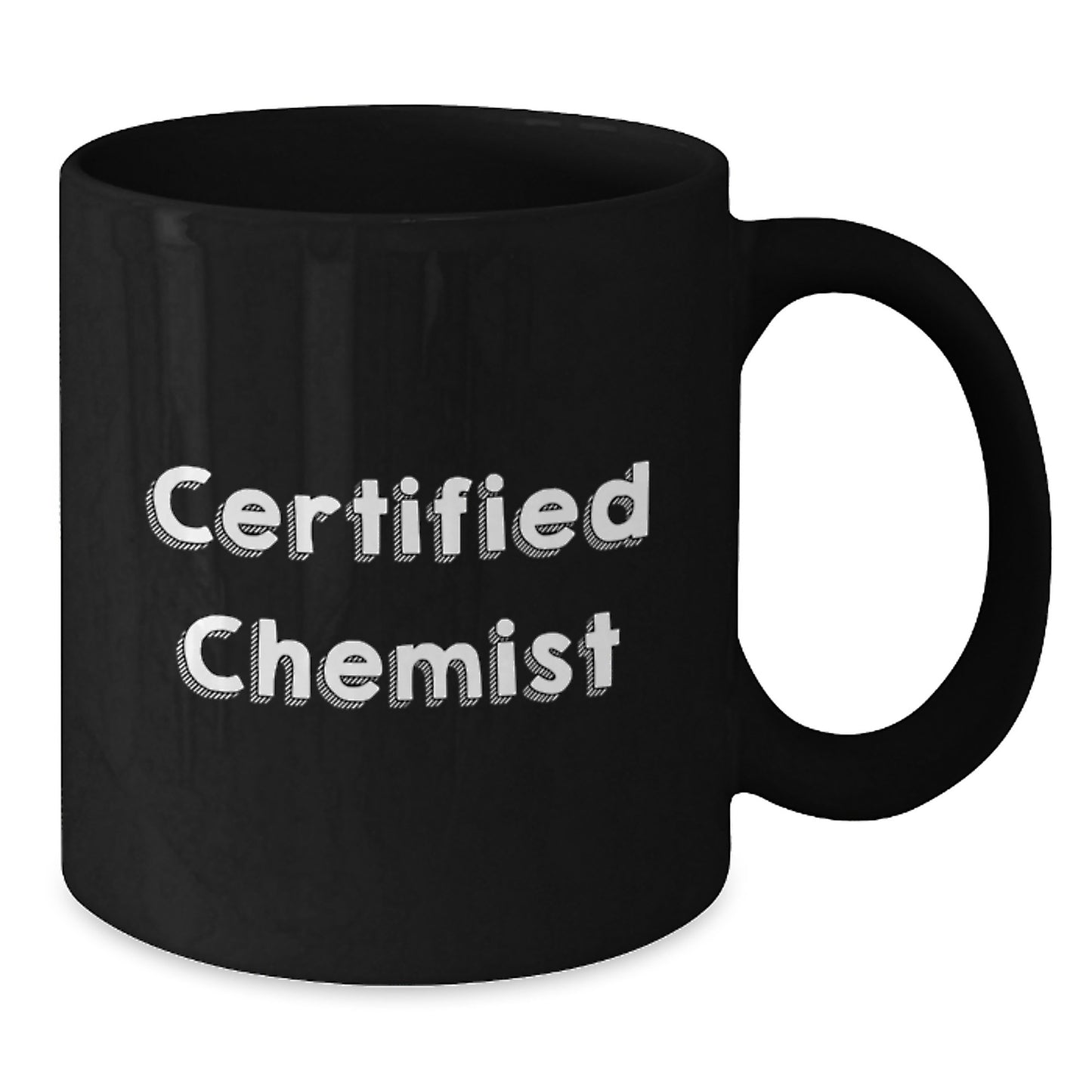 Funny Chemist Quote Black Coffee Mug - Gifts for Chemist Friends Birthday Unique Gifts from Men - Additional