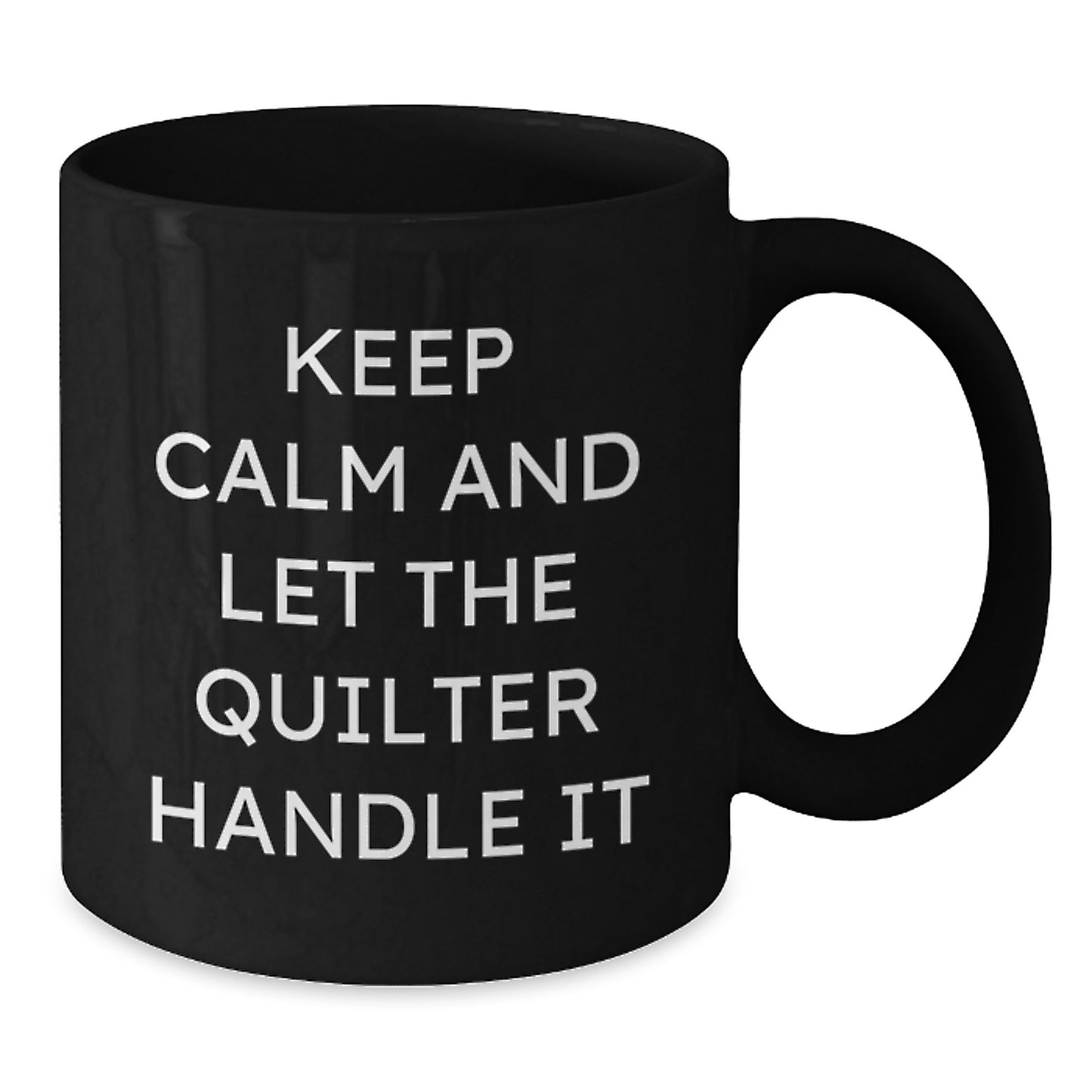 Quilter's Delight, Funny Graduation Gifts from Friends, Quilter Black Coffee Mug - Additional