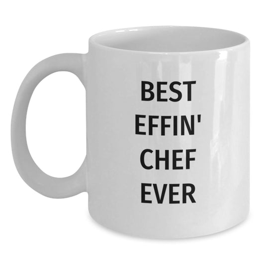 Funny Chef White Coffee Mugs Gifts for Chef Friends from Men - Main
