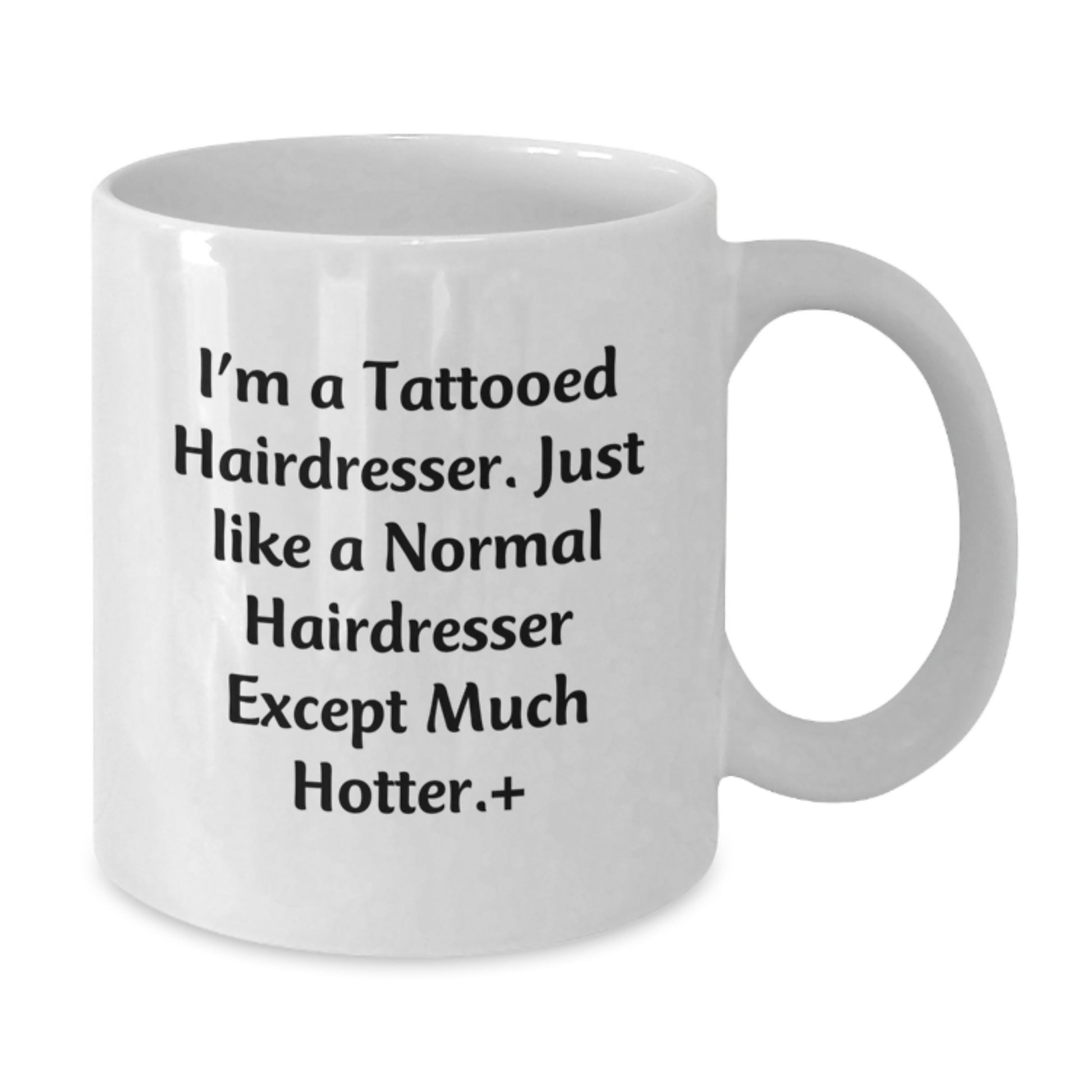 Funny Hairdresser Gifts from Men for Women, Unique Christmas Unique Gifts for Hairdresser Friends, White Coffee Mug - Additional