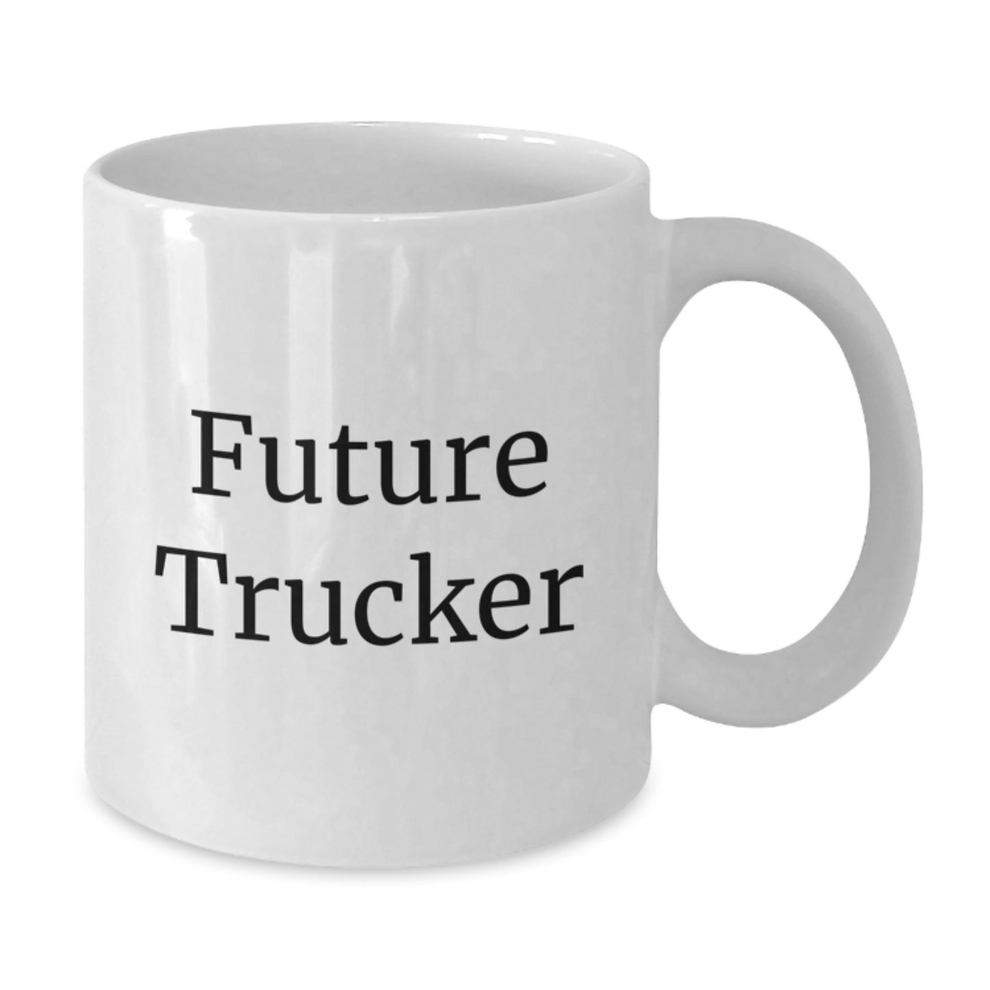 Funny Trucker Gifts from Family, Unique White Coffee Mug for Future Trucker, Christmas Unique Gifts for Men, Funny White Coffee Mug - Additional