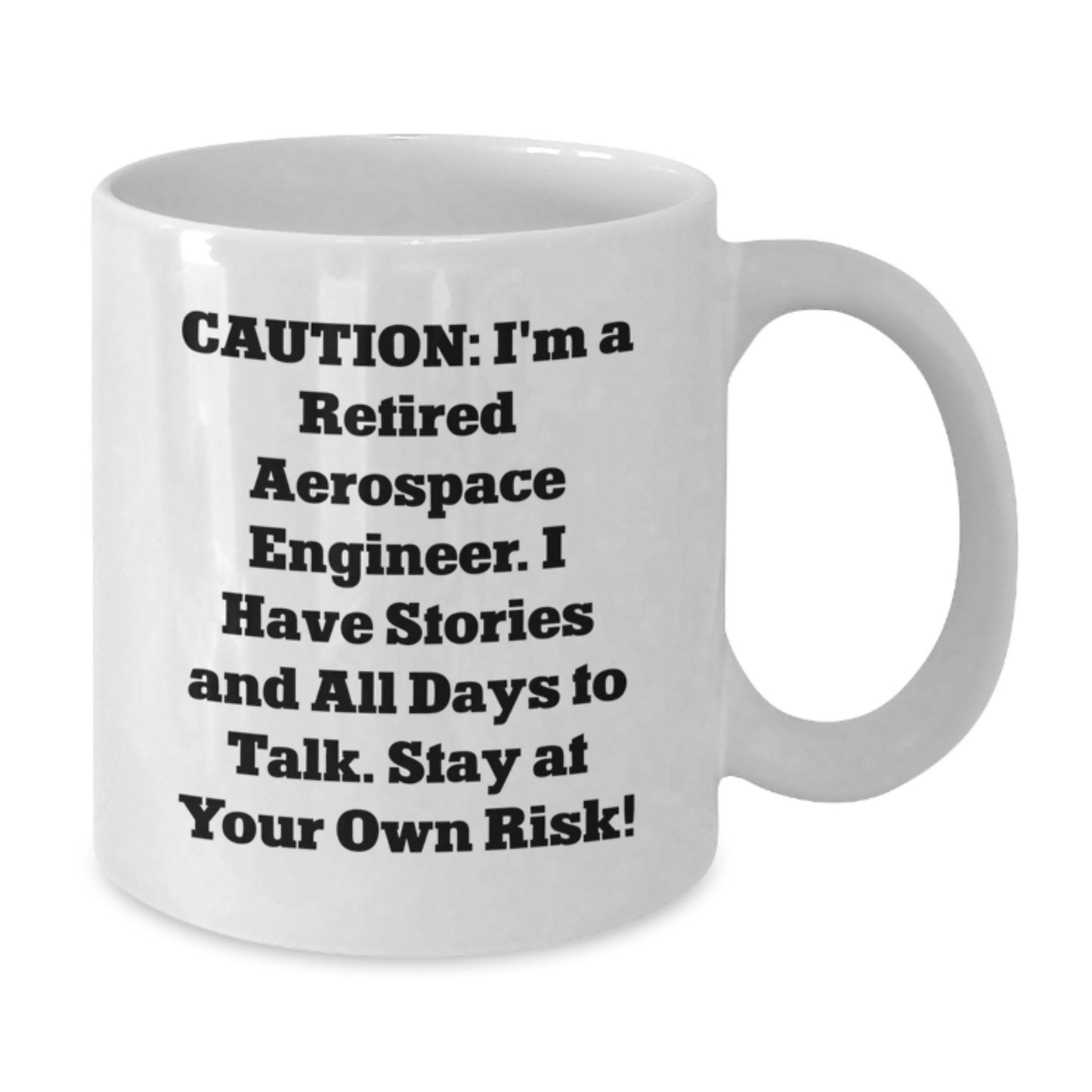 Aerospace Engineer Funny White Coffee Mugs, Gift for Men from Friends, Humorous Mug for Aerospace Engineer, Unique Christmas Unique Gifts for Men - Additional