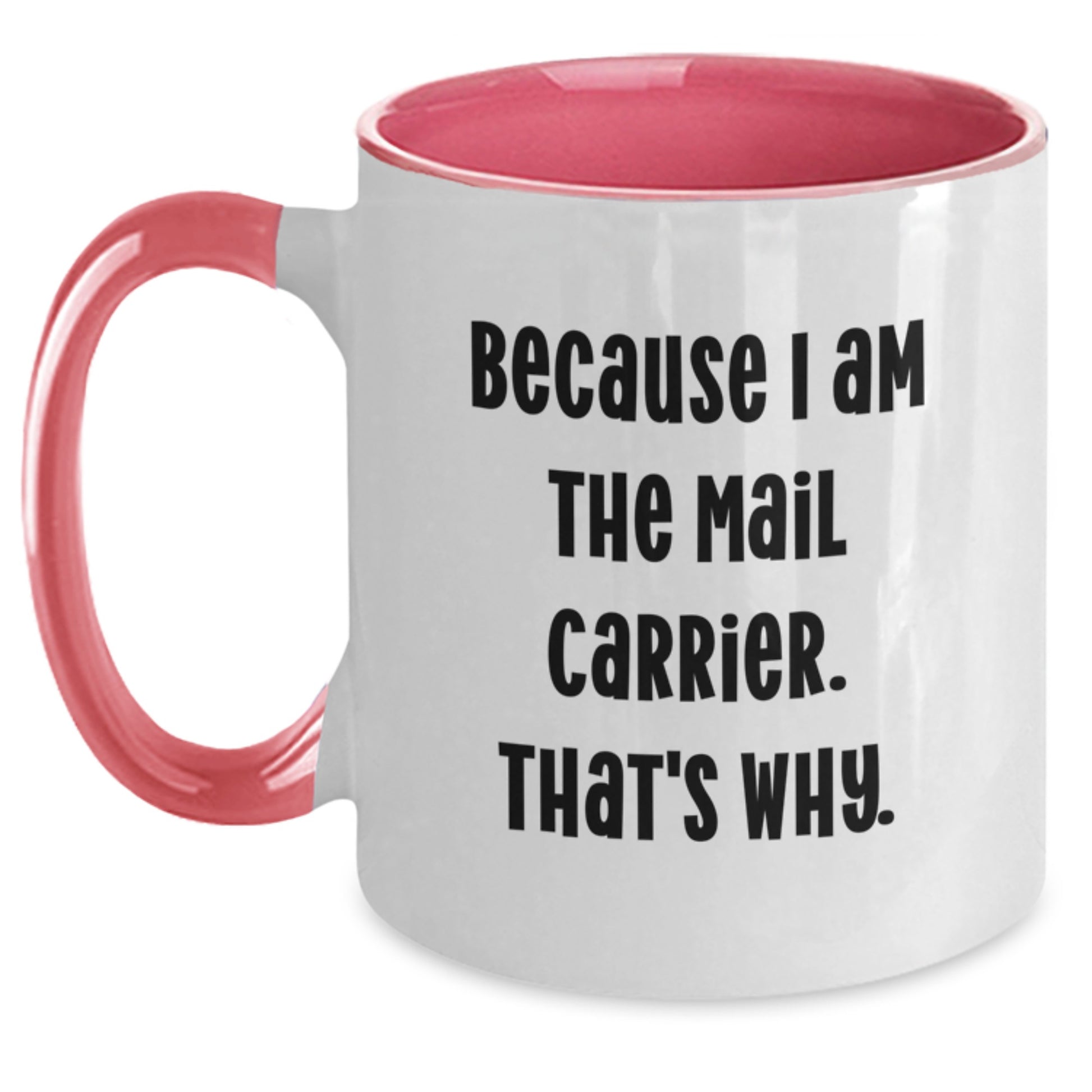 Funny Mail Carrier Gifts from Friends and Family - Christmas Unique Presents for Mail Carriers and Postal Workers - Two Tone Coffee Mug Gifts - Main