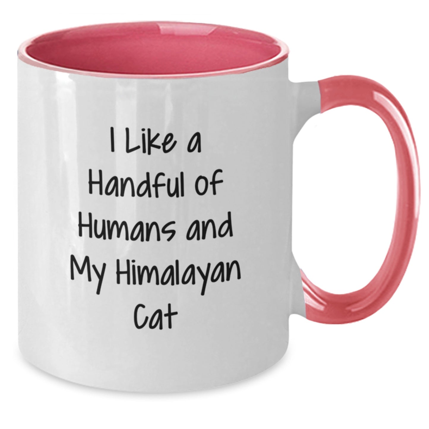 Funny Himalayan Cat Gifts for Friends, Coworkers, or Family - Two Tone Coffee Mug for Graduation - Additional