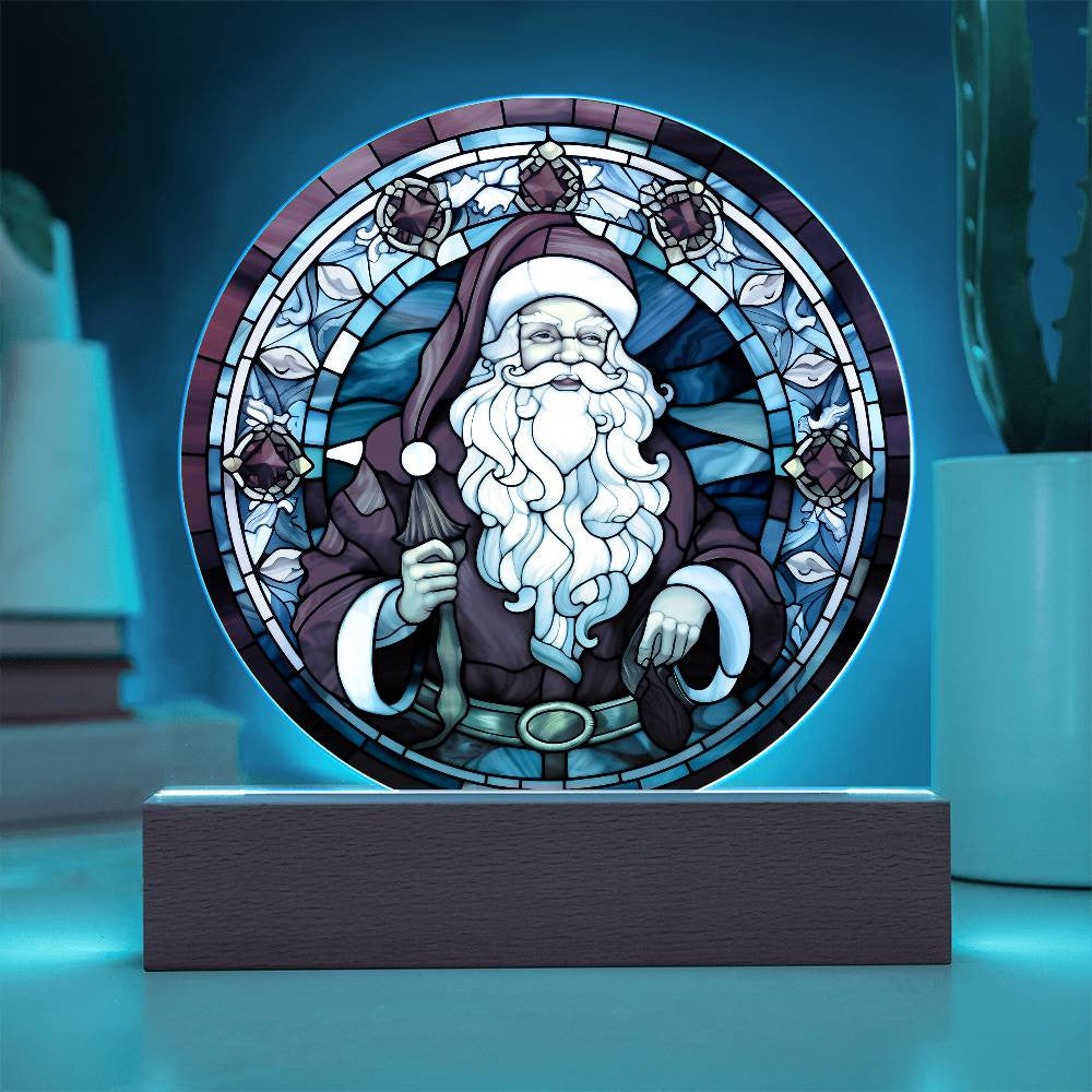 Vintage Santa Claus Acrylic Plaque