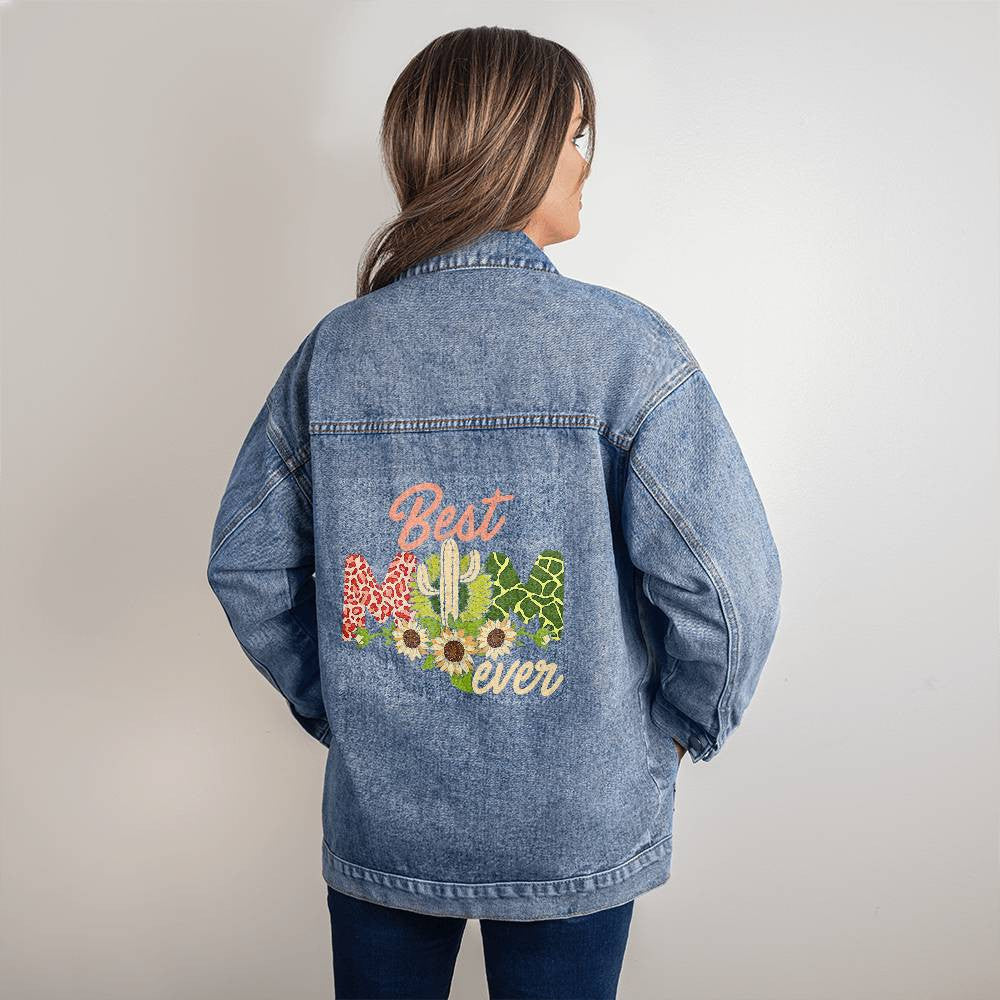 Best Mom Ever Denim Jacket