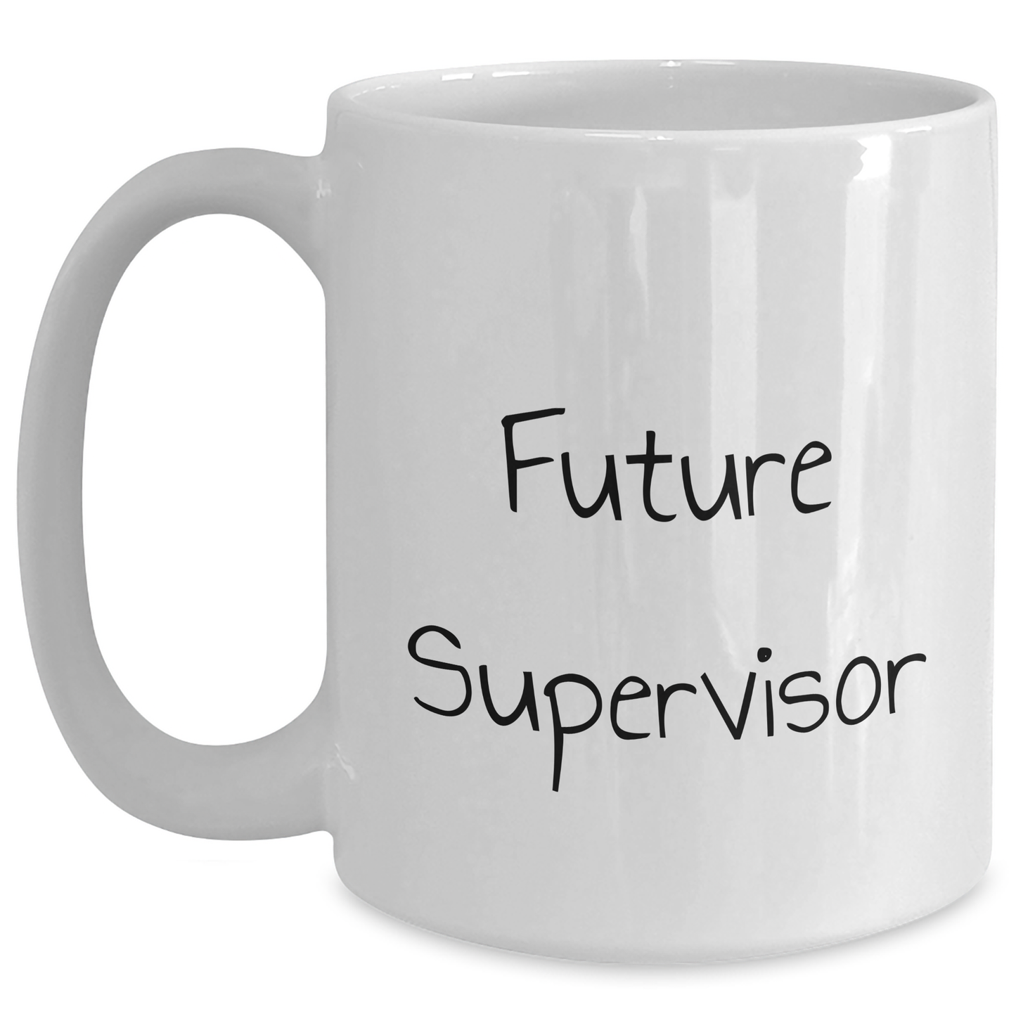 Funny Future Supervisor White Coffee Mug Gifts for Men from Family on Graduation Unique Gifts - Main