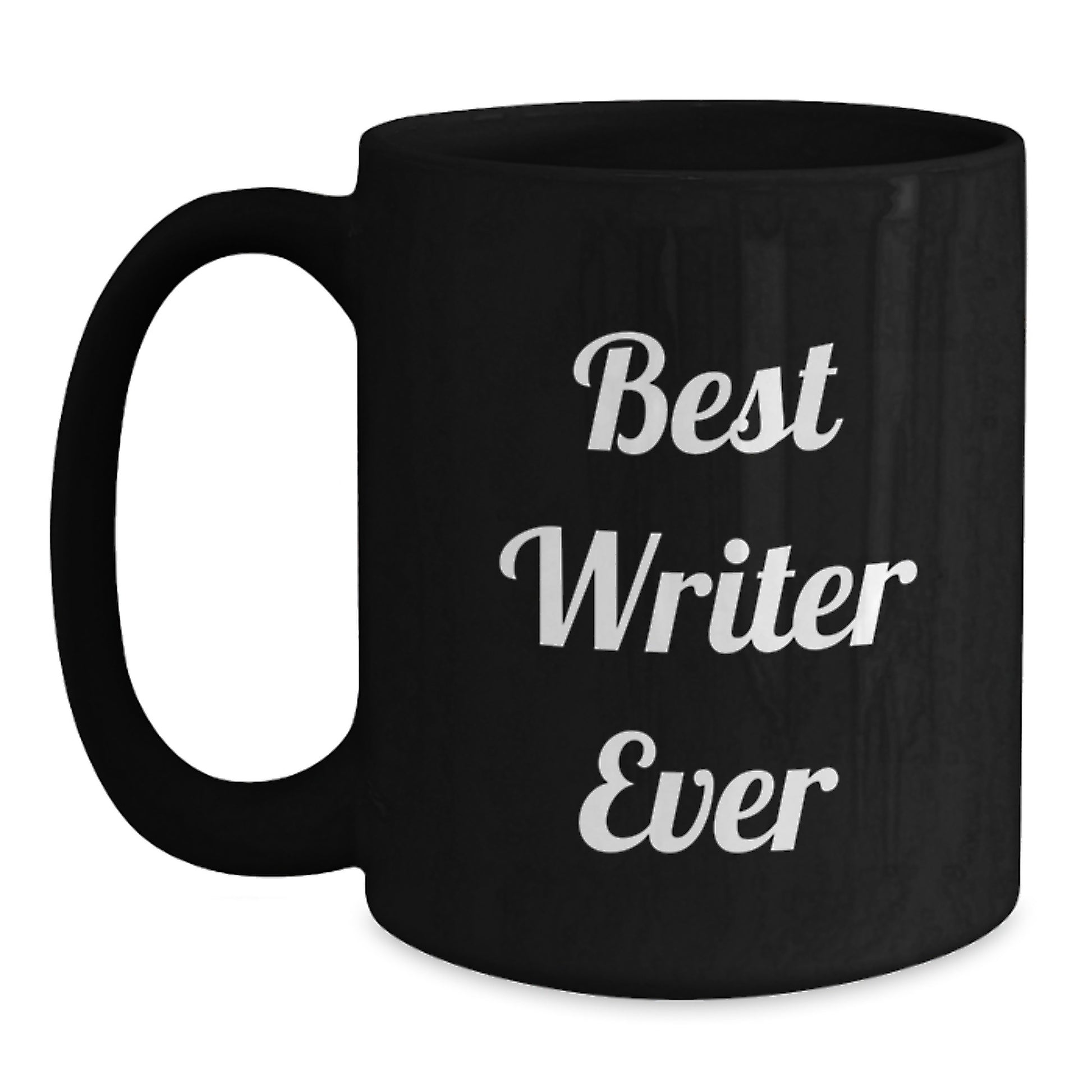 Best Writer Ever Funny Graduation Gifts from Family to Writer, Unique Black Coffee Mug - Main