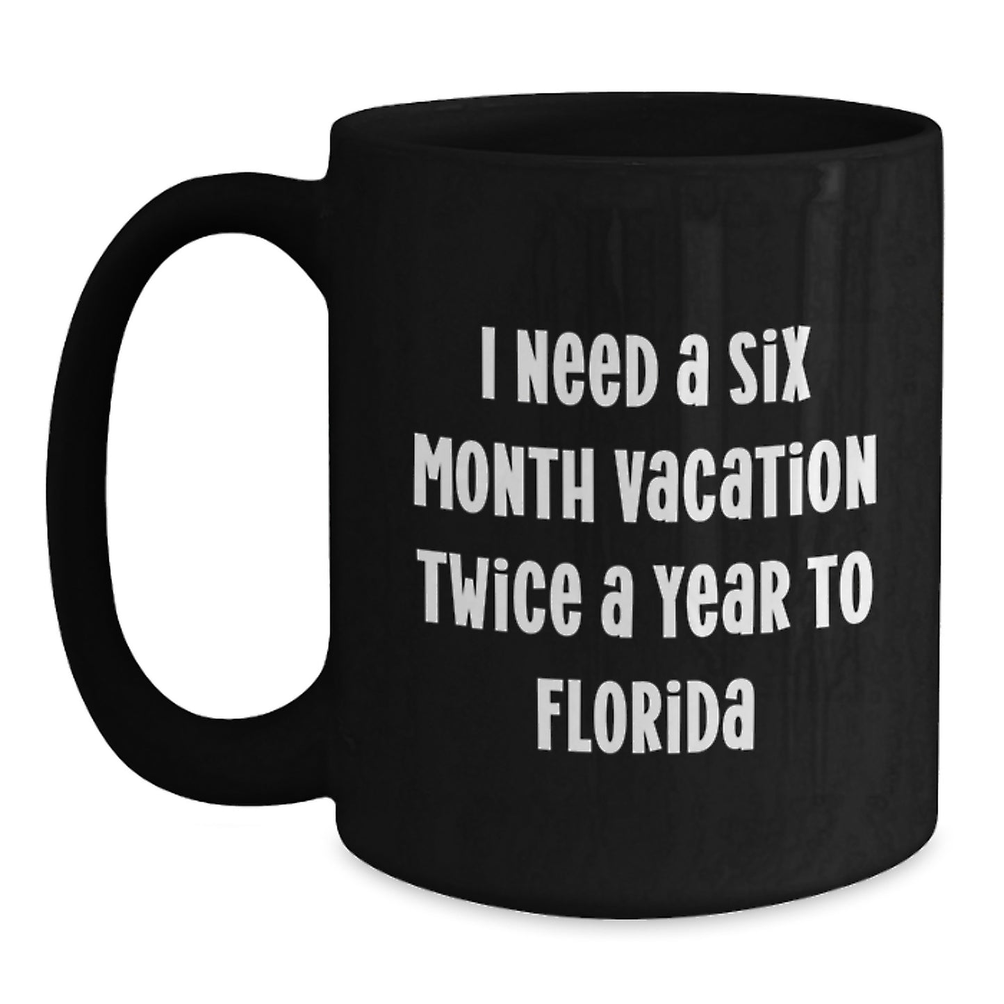 Florida Sunshine Black Coffee Mugs Gifts from Men to Friends for Family Christmas Unique Mugs - Main