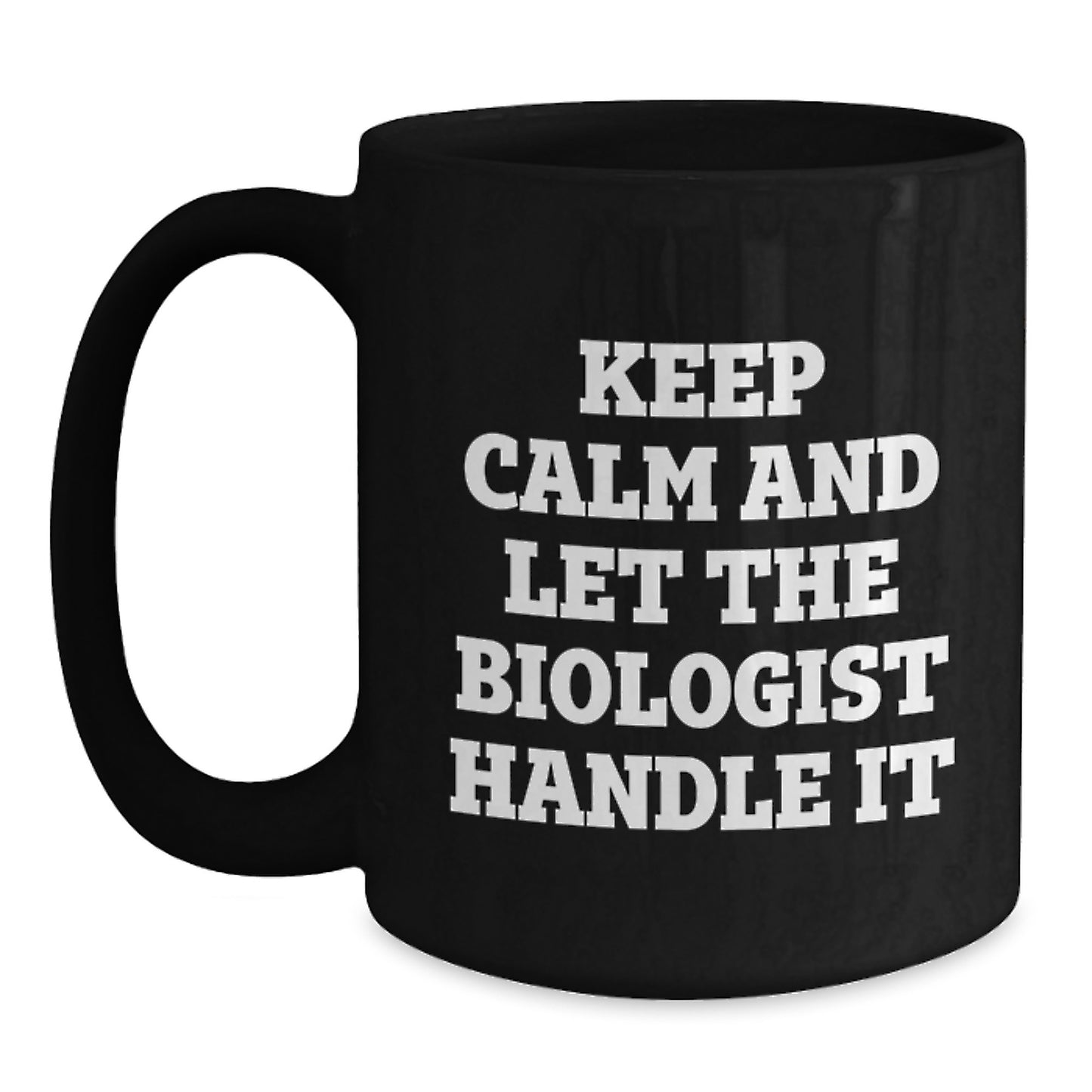 Funny Biologist Gifts, Black Coffee Mug for Him, Her, Friends, Family, Christmas Unique Presents - Main