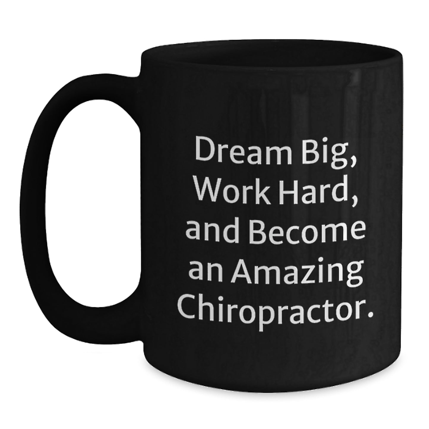 Chiropractor Gifts, Funny Quote, Black Coffee Mug, Gifts from Friends, Gifts for Chiropractor - Birthday Unique Present - Main