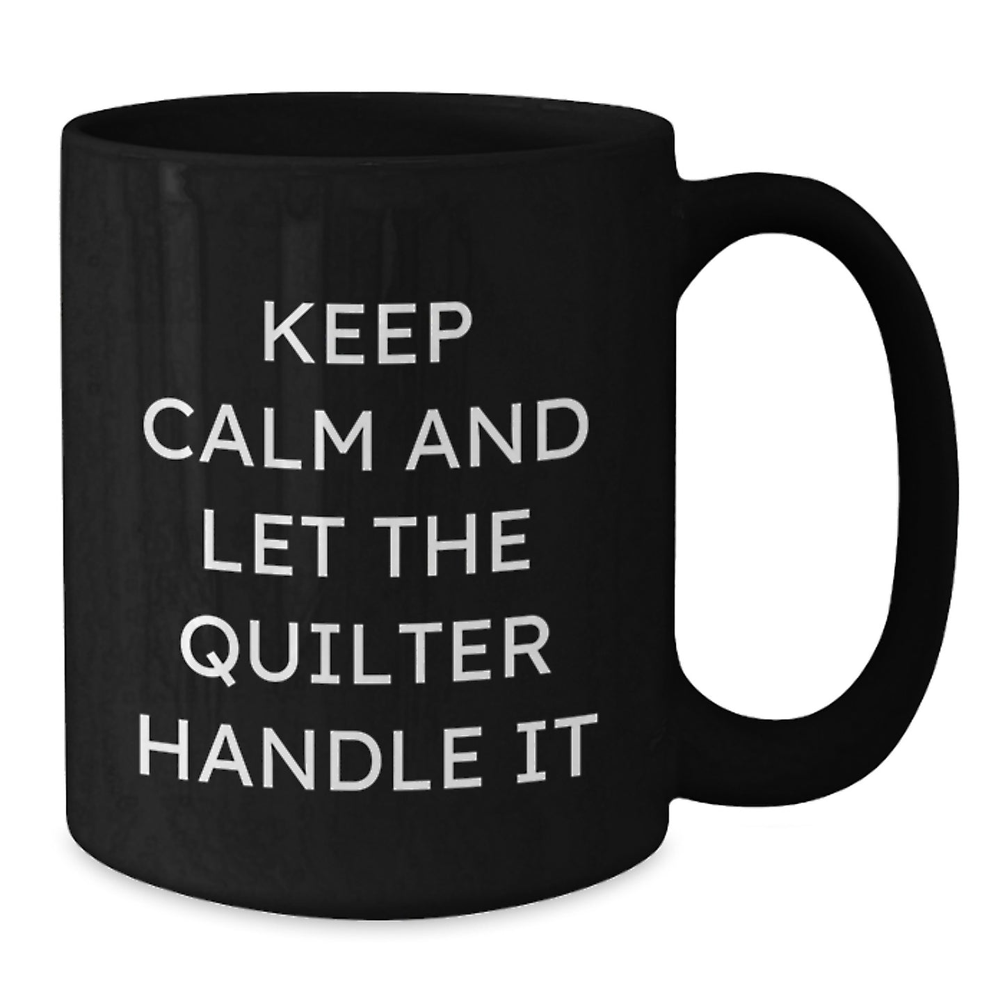 Quilter's Delight, Funny Graduation Gifts from Friends, Quilter Black Coffee Mug - Additional