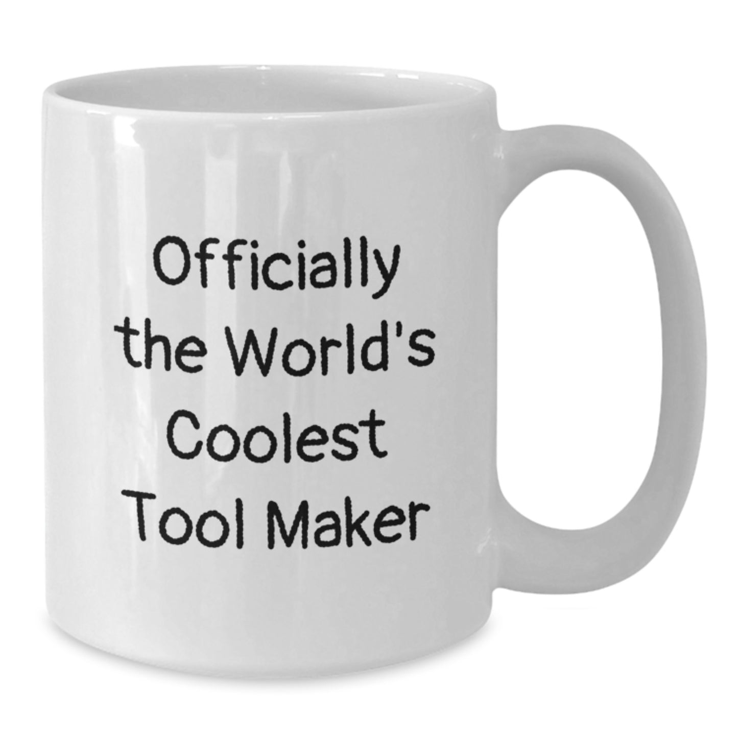 Funny Tool Maker Gifts from Men, Officially The World's Coolest Tool Maker White Coffee Mug for Tool Makers, Christmas Unique Gifts - Additional