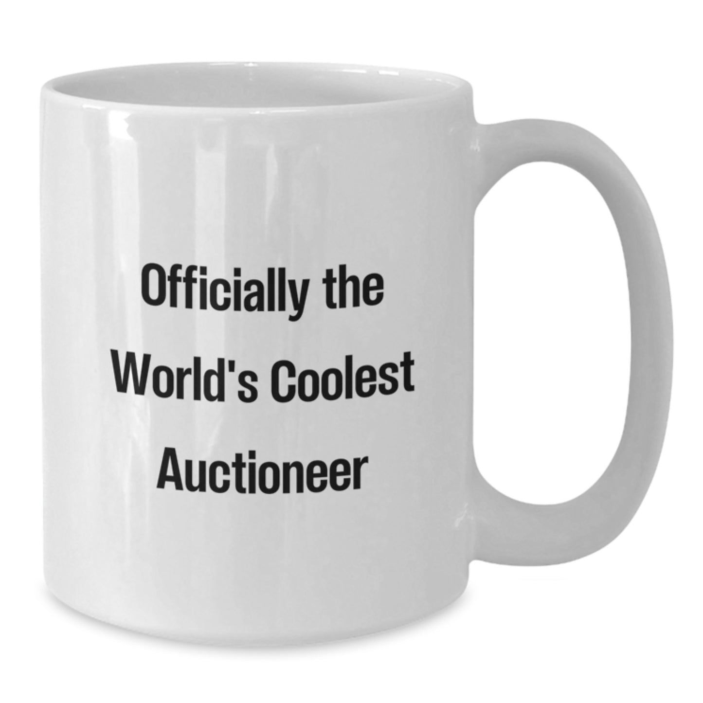 Funny Auctioneer White Coffee Mugs Gifts from Friends for Christmas - Additional