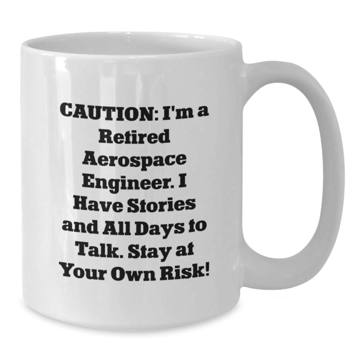 Aerospace Engineer Funny White Coffee Mugs, Gift for Men from Friends, Humorous Mug for Aerospace Engineer, Unique Christmas Unique Gifts for Men - Additional