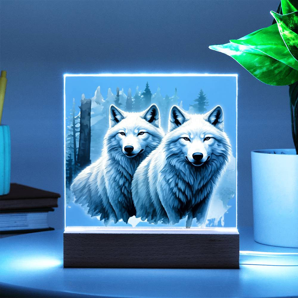 White Wolf Pack Plaque