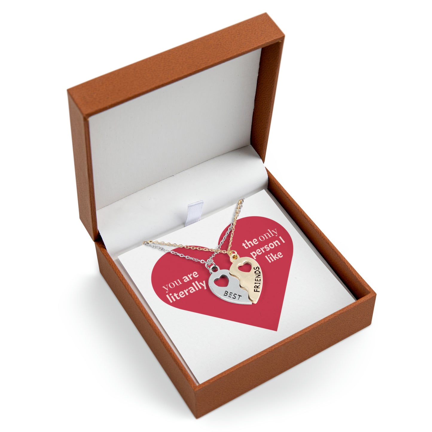 Bestfriend Half a Heart Necklace Set