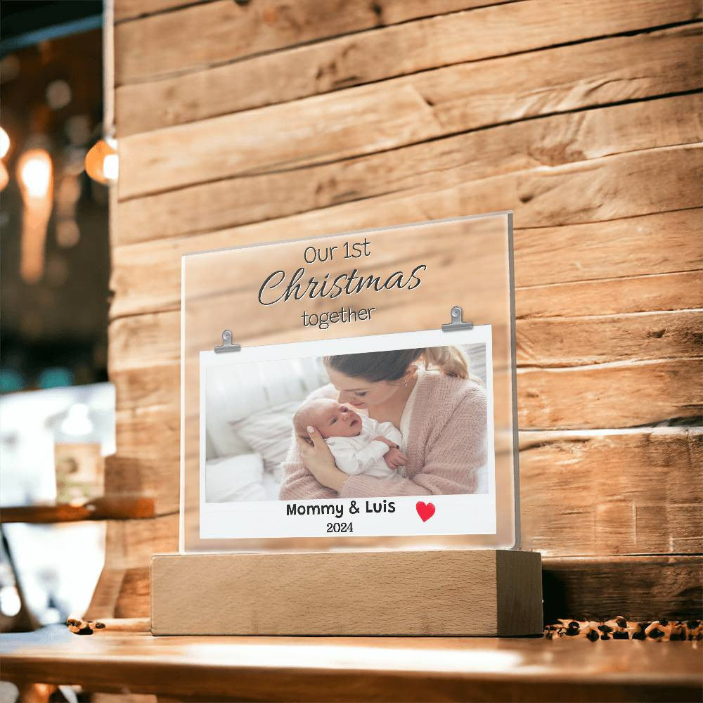 Personalized 1st Christmas New Mom Gift