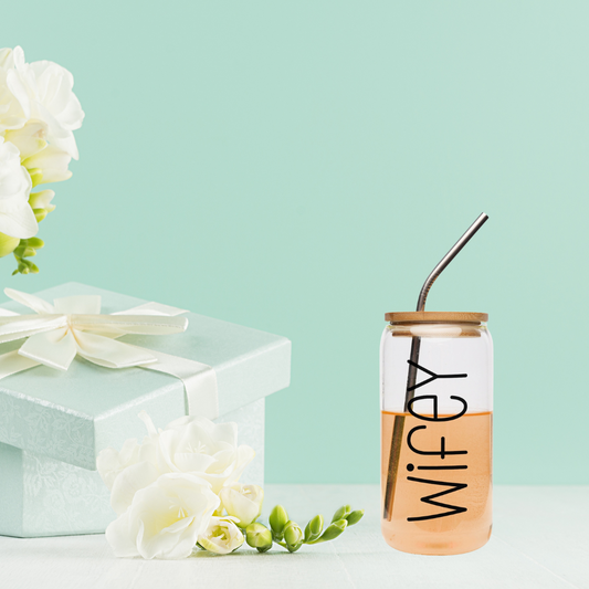 Wifey Tumbler with Bamboo Lid