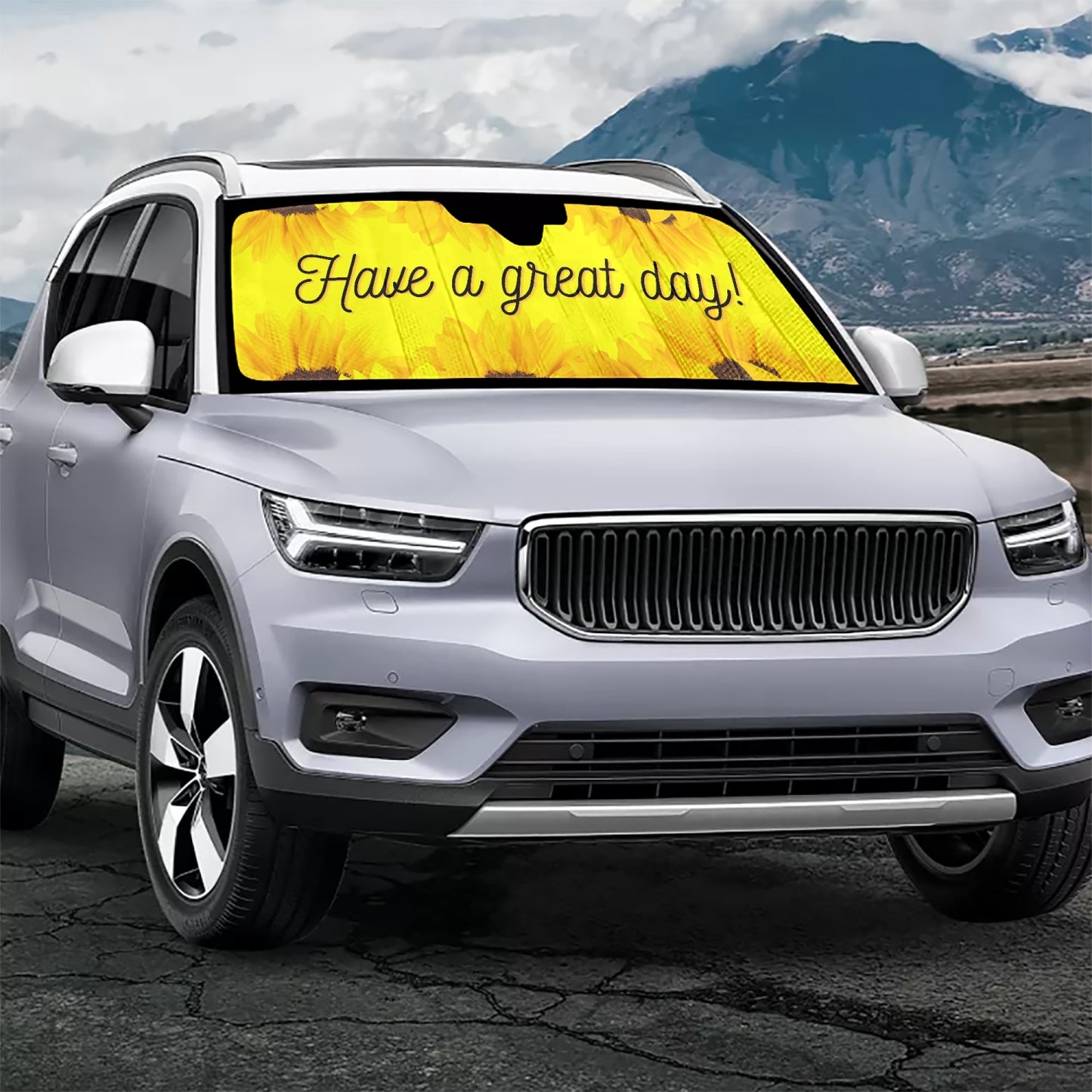 Sunflower Windshield Cover