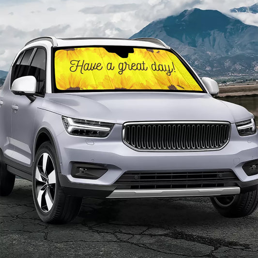 Sunflower Windshield Cover
