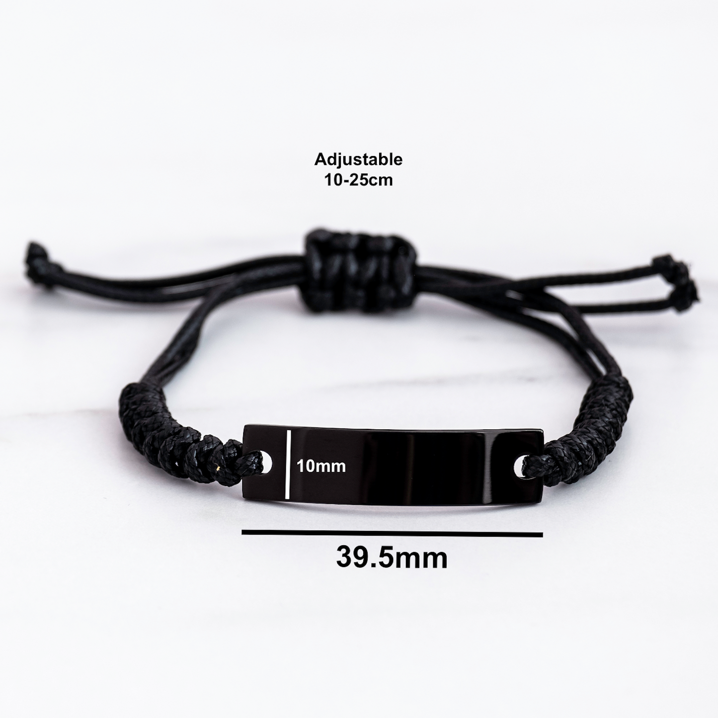 Woodworker's Delight Rope Bracelet, Gifts from Friends for Mother's Day, 'Certified Woodworker' Quote, Adjustable Black Rope Gift - Image 4