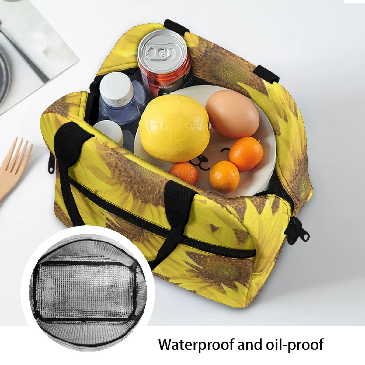 Sunflower Collection Portable Lunch Bag