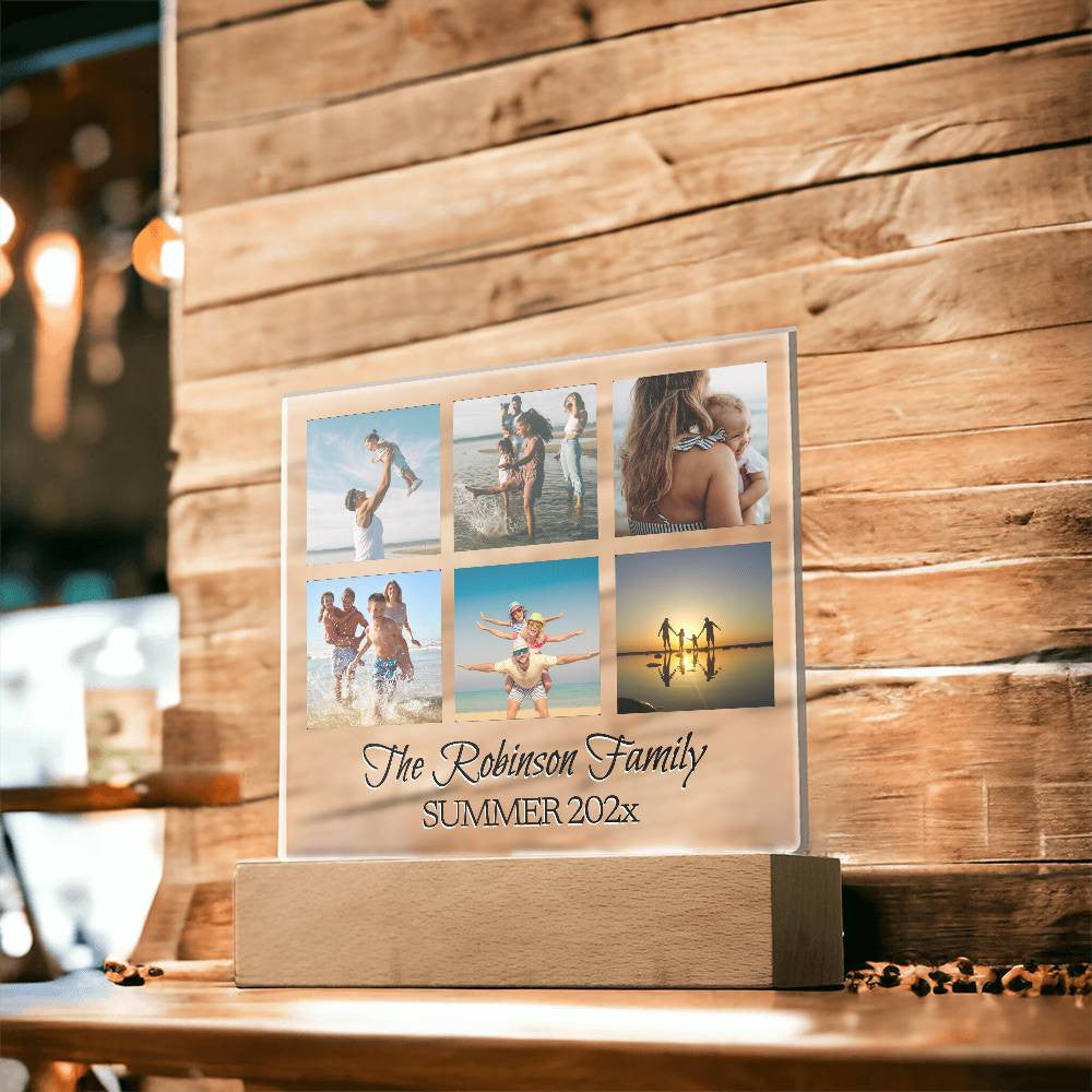 Custom Photo Collage LED Light