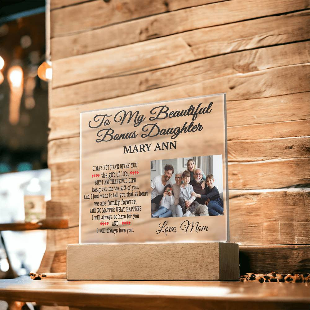 Personalized Picture Frame for Step Daughter