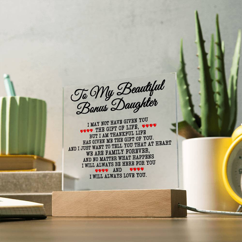 Step (Bonus) Daughter Gift