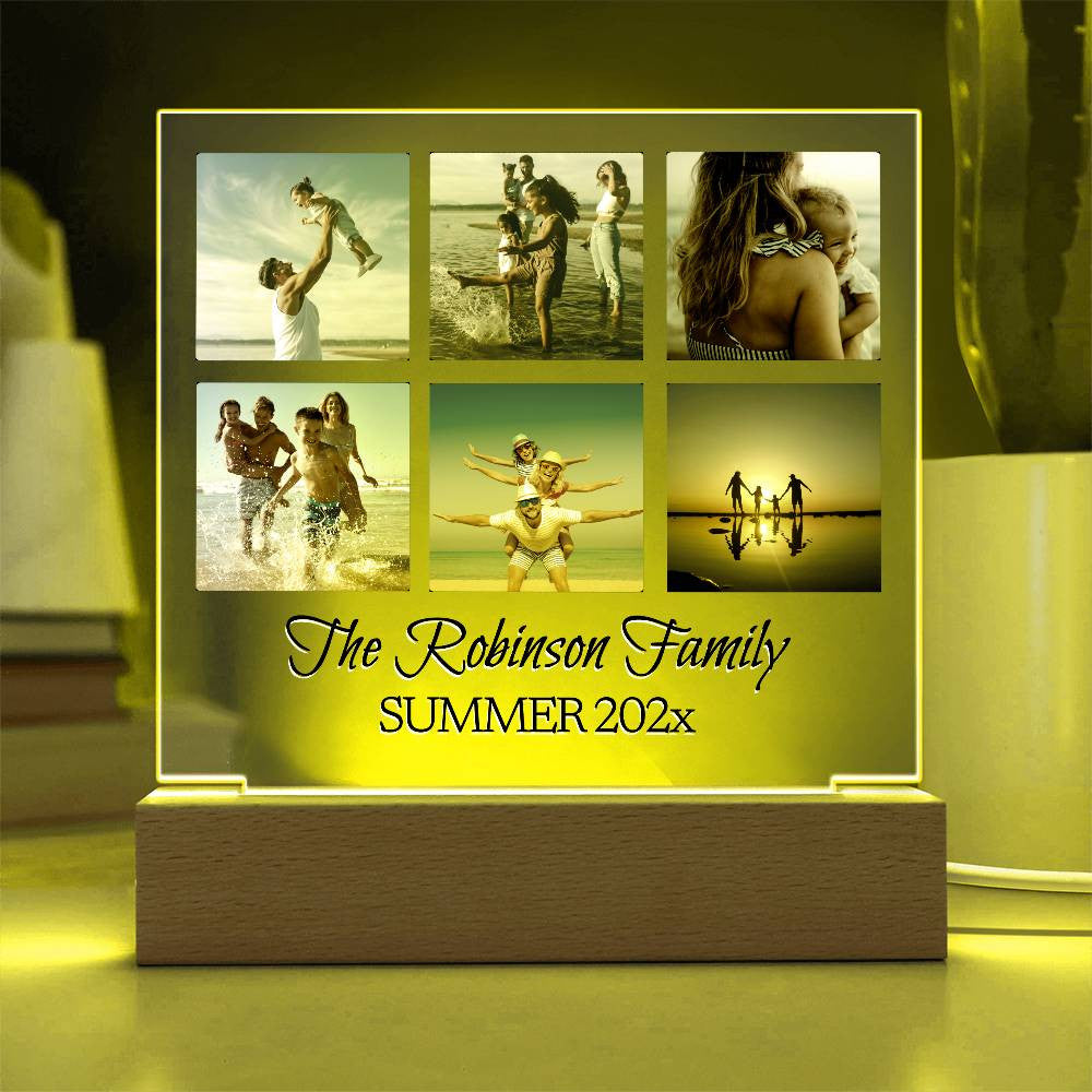 Custom Photo Collage LED Light