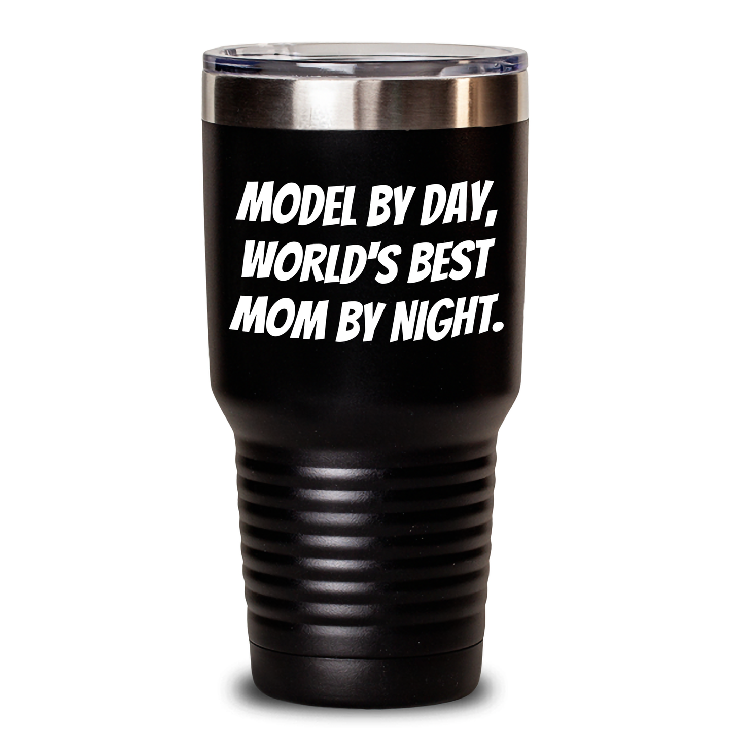 Model By Day Funny Tumbler Gifts for Men from Family, World's Best Dad by Night, 20oz or 30oz Vacuum Insulated Stainless Steel Tumbler - Main