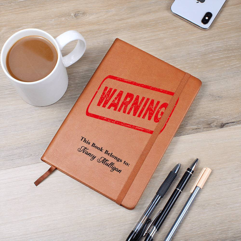Personalized Warning Self Care Journal
