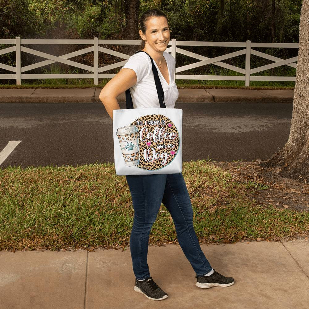 Custom Coffee and Dog Mom Bag