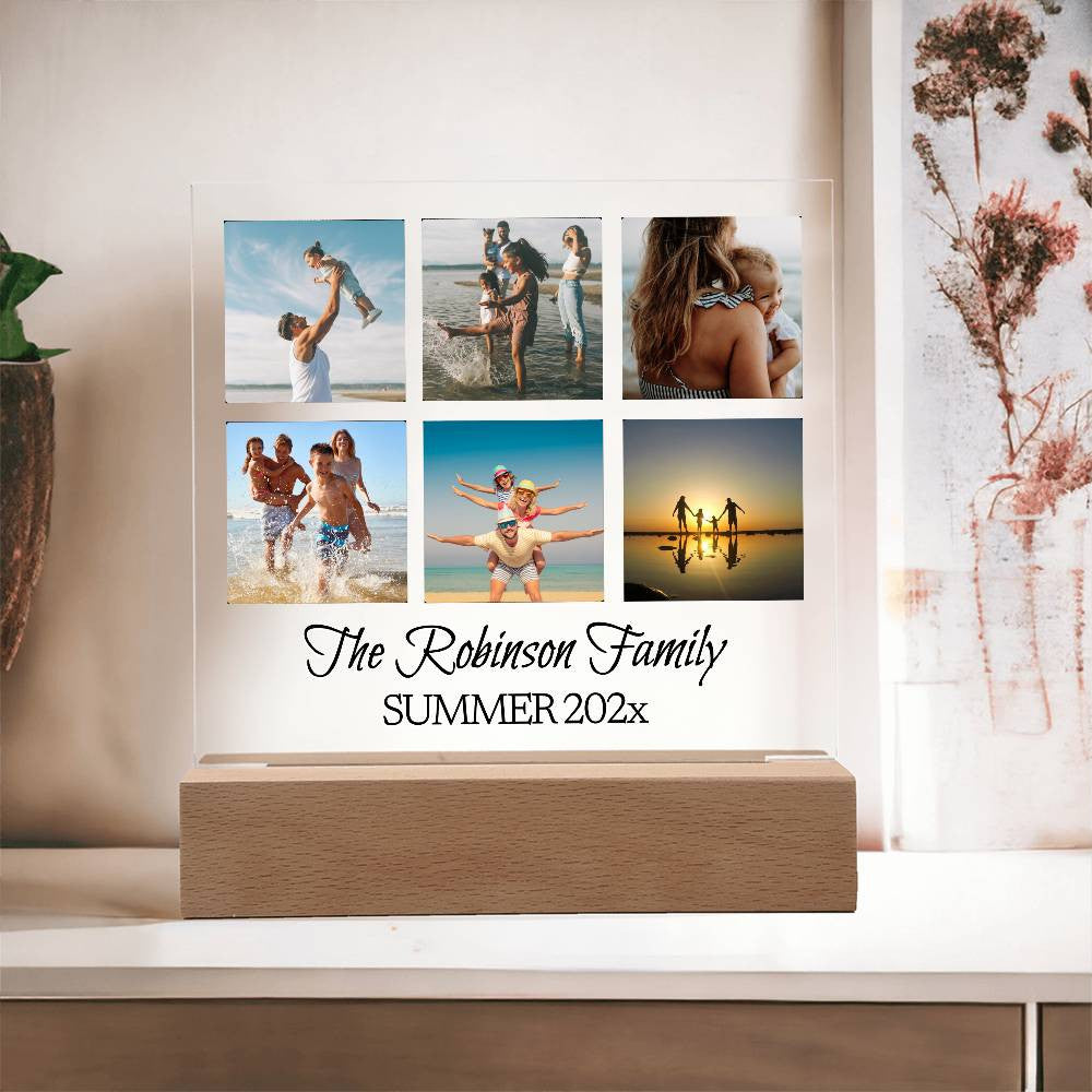 Custom Photo Collage LED Light