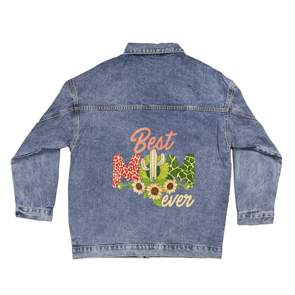 Best Mom Ever Denim Jacket