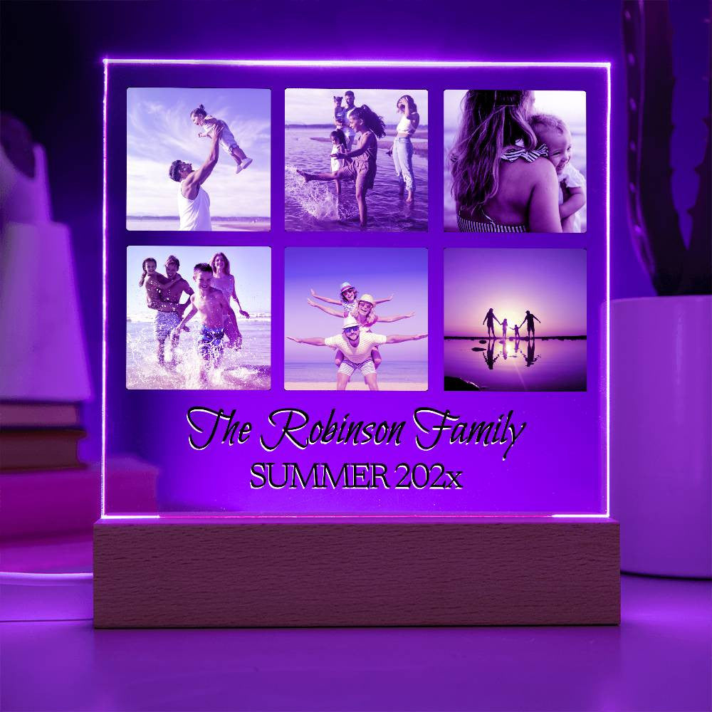 Custom Photo Collage LED Light