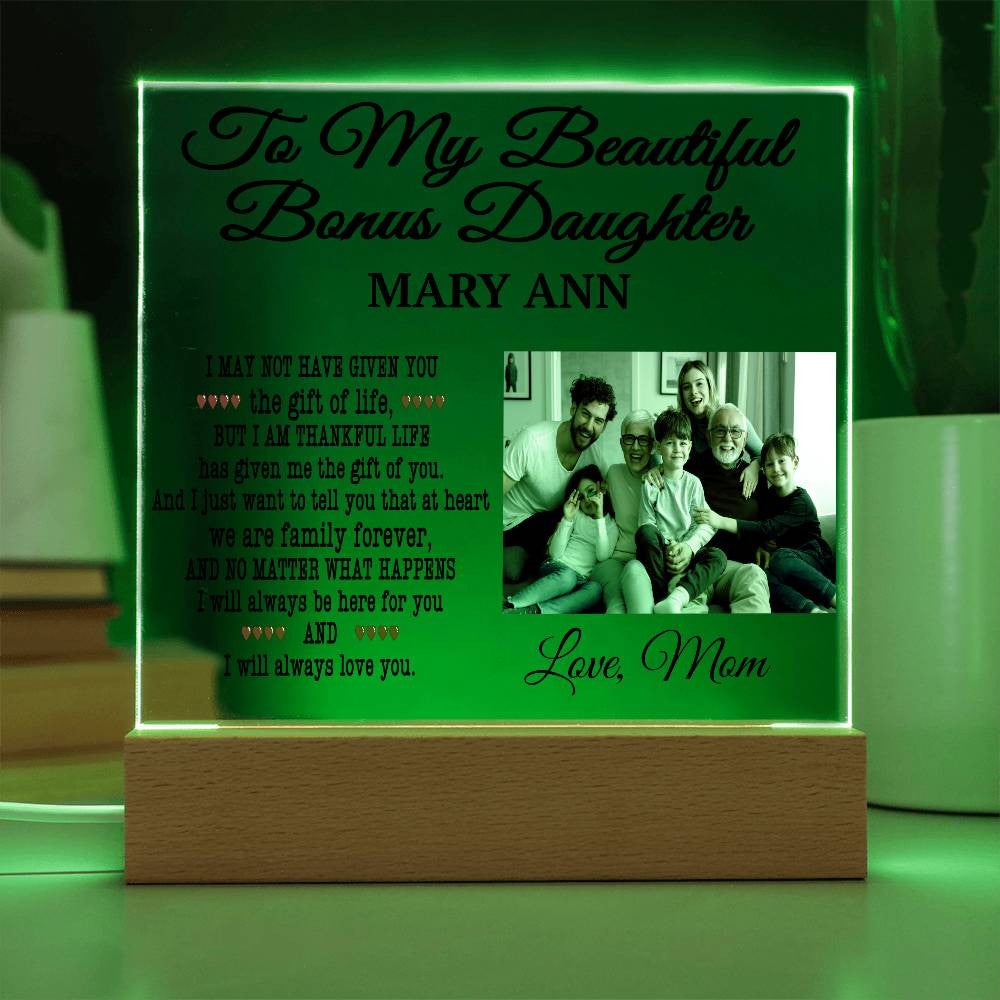 Personalized Picture Frame for Step Daughter
