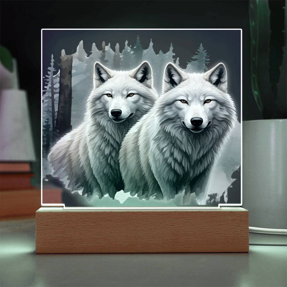 White Wolf Pack Plaque