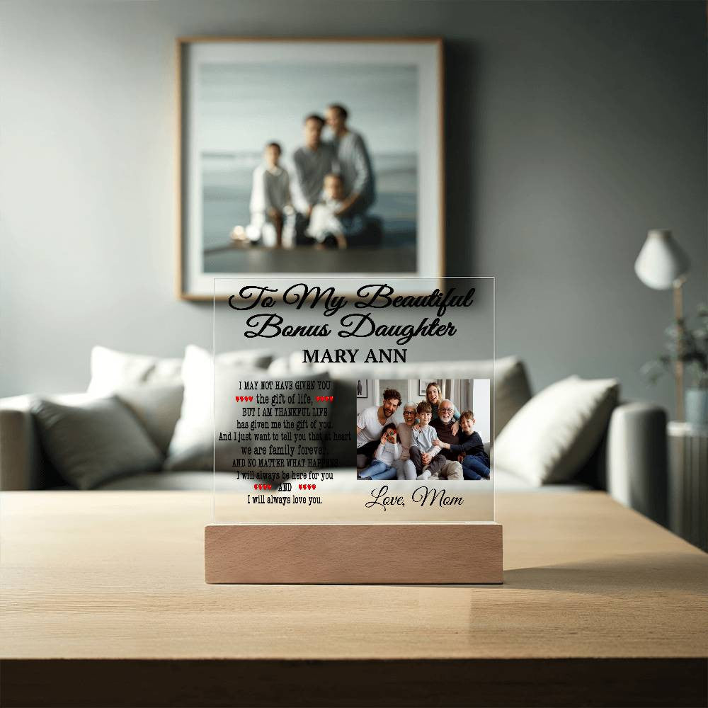 Personalized Picture Frame for Step Daughter